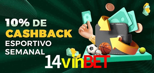10% de bônus de cashback na 14vinbet
